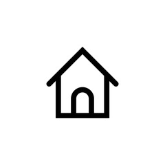 Home line icon vector 