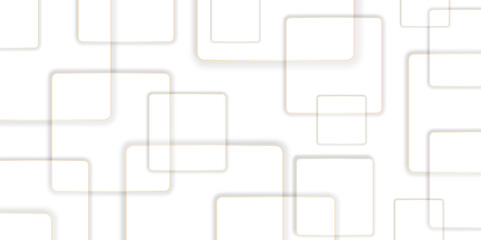 Abstract white and grey golden stocks geometric overlapping square pattern, design of technology background with shadow. abstract Cover or splash template for web design and site decoration, vector. 
