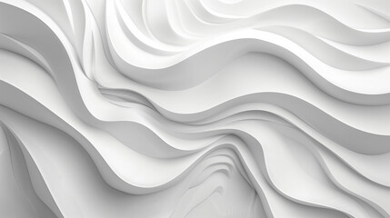 Obraz premium The image is a white wave with a lot of detail. The wave is very long and has a lot of texture. The image is very calming and peaceful, and it gives off a sense of movement and energy