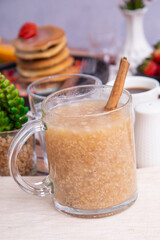 Quinua quinoa porridge hot beverage andes traditional drink super food
