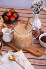 Quinua quinoa porridge hot beverage andes traditional drink super food