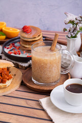 Quinua quinoa porridge hot beverage andes traditional drink super food