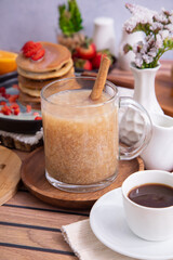 Quinua quinoa porridge hot beverage andes traditional drink super food