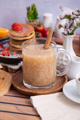 Quinua quinoa porridge hot beverage andes traditional drink super food