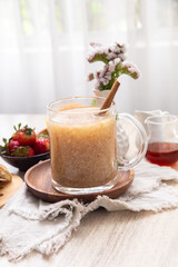 Quinua quinoa porridge hot beverage andes traditional drink super food