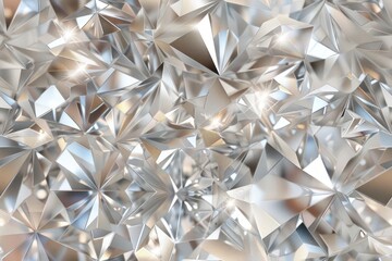Sparkling diamonds in a pile. Luxury and wealth concept