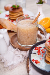 Quinua quinoa porridge hot beverage andes traditional drink super food