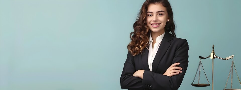 Vibrant Paralegals Morning Young Professional Excels at Work with Cheerful Determination
