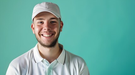 Young Golf Professionals Joyful Training Session on a Lush Course