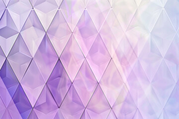 Lavender's serenity showcased in chic gradient geometric diamonds.