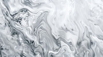 Fototapeta premium pearl gray fluid art marbling paint textured background