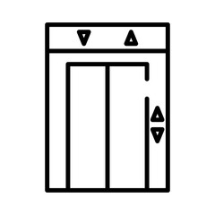 Hotel Elevator Lineart
