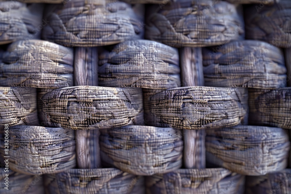 Poster macro shot of intricately patterned textile with shimmering metallic gold elements