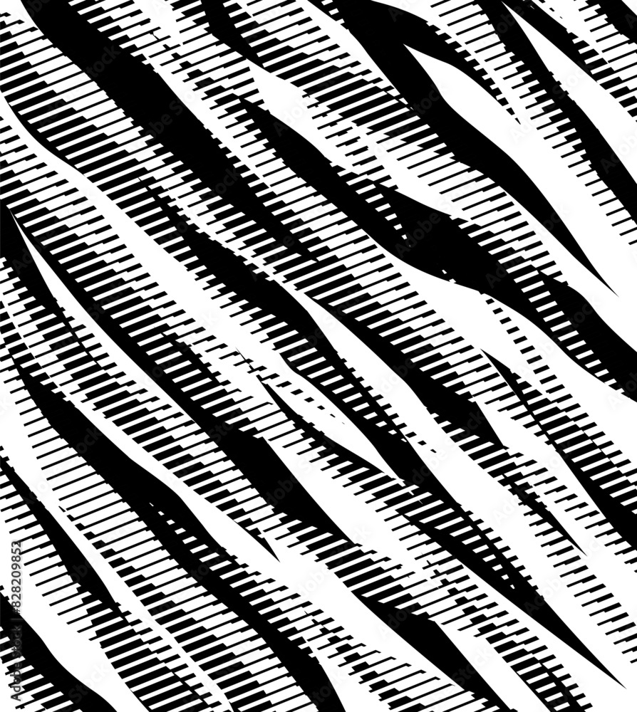 Poster abstract concept vector jersey pattern. black and white abstract background. editable graphic resour