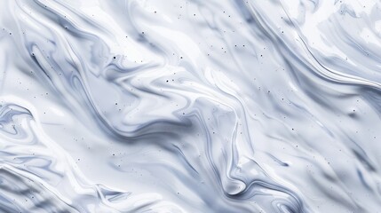 Obraz premium white fluid art marbling paint textured background