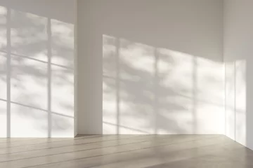 Fotobehang Scandinavisch Cozy empty area scene. Empty interior minimal style with empty space for products presentation or text for advertising.  © 8_visual
