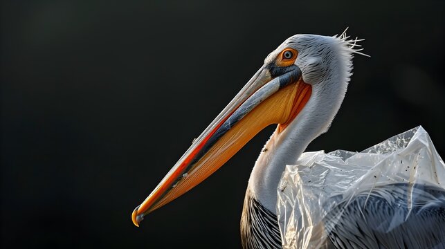 Pelican's Plight: A Call for Action Against Plastic Pollution