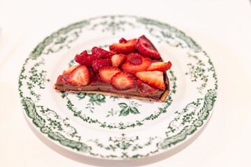 Mixed Berry Chocolate Tart. French dessert, Waikiki, Honolulu, Oahu, Hawaii. VAVIN DESSERT BAR