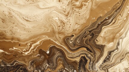 sepia fluid art marbling paint textured background