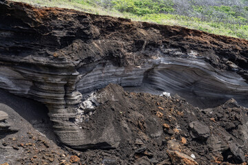 Tuff is a type of rock made of volcanic ash ejected from a vent during a volcanic eruption. Honolulu Volcanics . Lanai Lookout. Geology Hawaii. andisols are soils formed in volcanic ash.  Koko Crater
