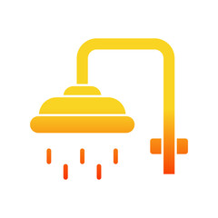 Fototapeta premium Shower Gradient Flat