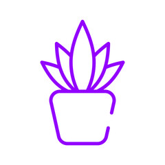 Indoor Plant Linear Color