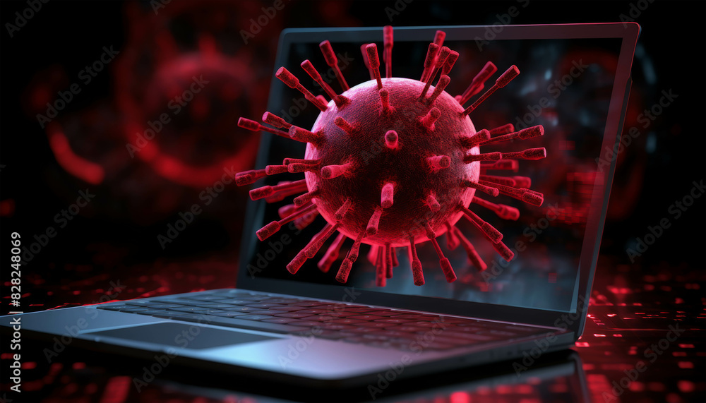 Poster viruses ready to attack your computer at any time.