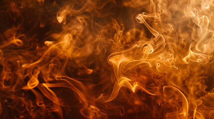 Fototapeta premium Rich, warm copper bronze smoke blends for a comforting, cozy environment.