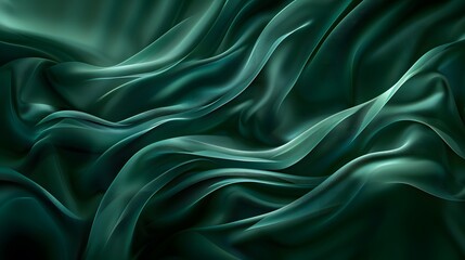 Obraz premium Dark green product background. 