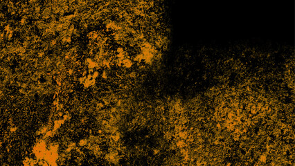 Yellow abstract grunge old concrete wall texture stain isolated overlay decorative vintage background.