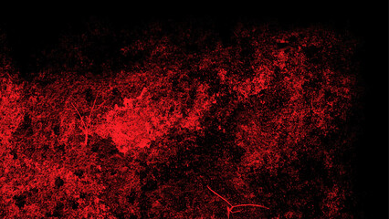 Red abstract grunge old concrete wall texture stain isolated overlay decorative vintage background.