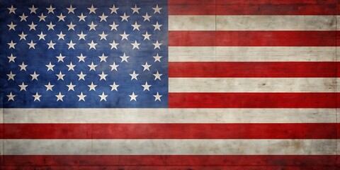 Fototapeta premium Stars and Stripes Forever: Celebrating American Independence Day