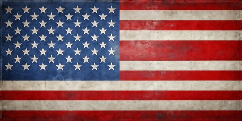 Naklejka premium Stars and Stripes Forever: Celebrating American Independence Day