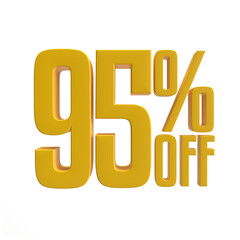 95 percent off
