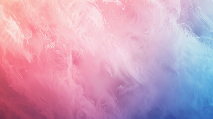 Fototapeta premium Soft Pastel Background and Dreamlike Gradient of Pink and Blue. Abstract Soft Clouds and Ethereal Smoke Background. 