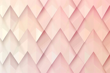 Soft pastel blush pink adds a delicate touch to this chic gradient geometric diamonds background.