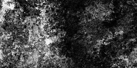 Black and white abstract grunge old concrete wall texture stain isolated overlay decorative vintage background.