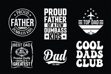 Father's Day T-shirt Design Bundle