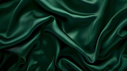 Fototapeta premium Dark green product background. 