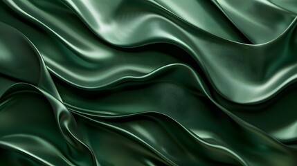 Obraz premium Dark green product background. 