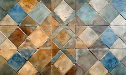 The tiles are arranged in a diamond shape, Generative AI