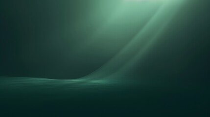 Obraz premium Dark green product background. 