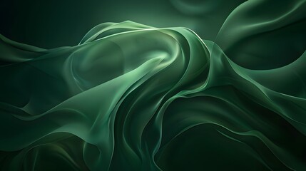 Obraz premium Dark green product background. 