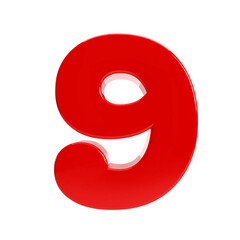 9 number 3d