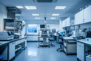 Modern Laboratory with StateoftheArt Equipment for Scientific Research and Medical Testing