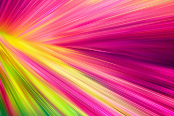 Obraz premium Bold magenta and chartreuse abstract blur for energetic and vibrant visuals.