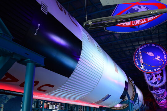 Saturn Rocket in Kennedy Space Center, Florida