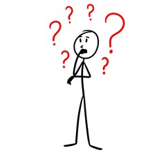 someone who is confused with a blank look