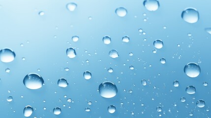 dew-covering pale blue background