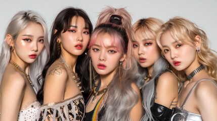 Obraz premium K-POPアーティストのイメージ